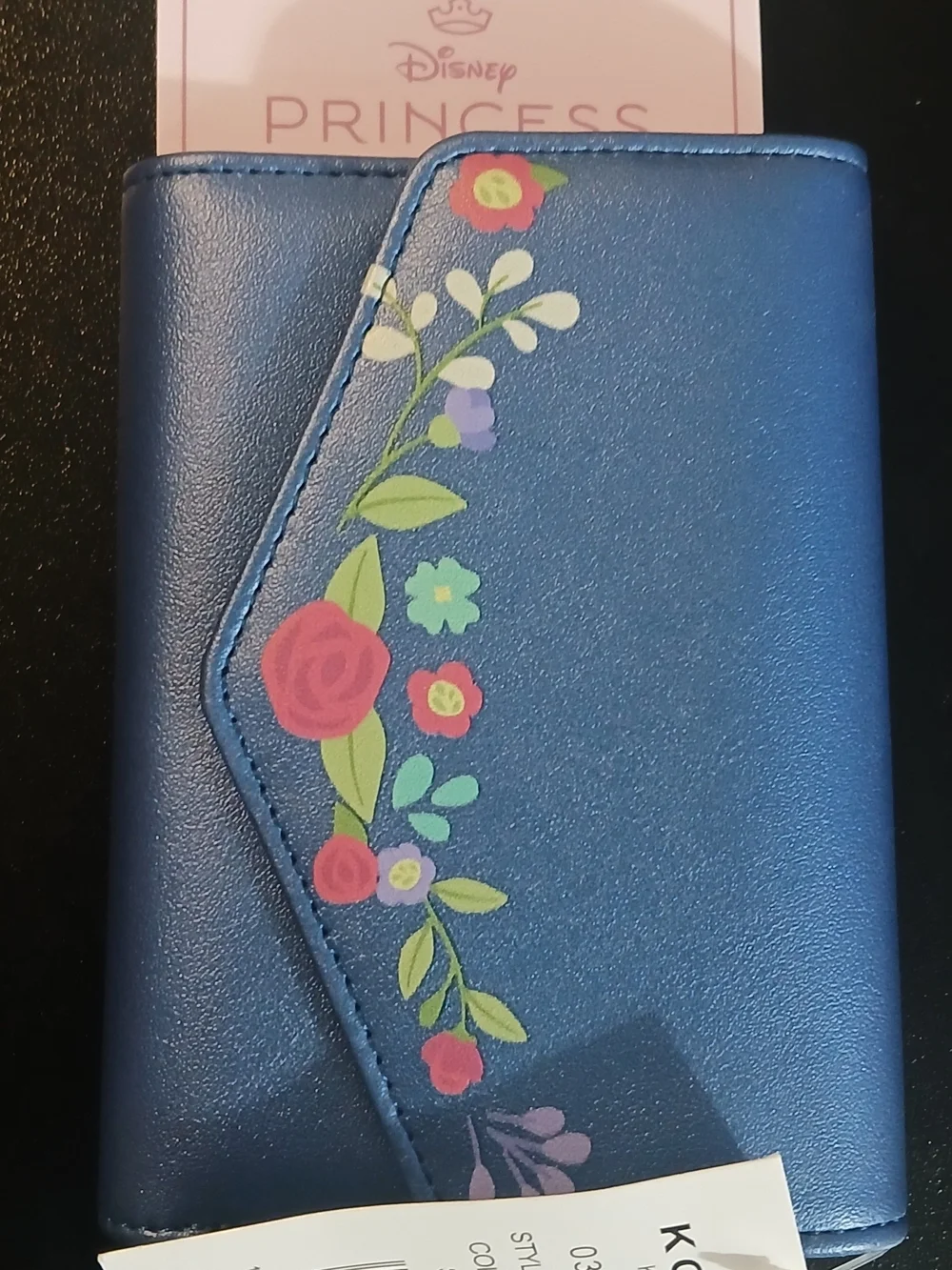Disney Blue Castle Mini Backpack with Floral Accents